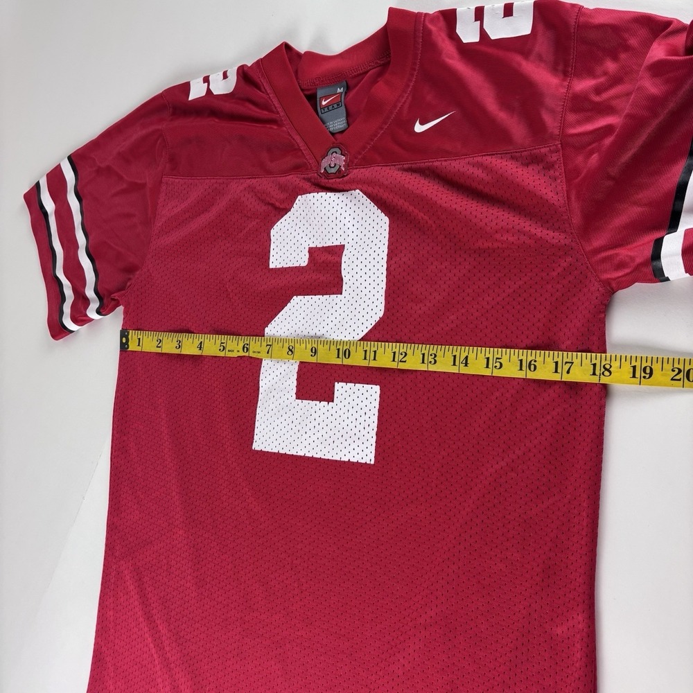 Vintage Team Nike Ohio State Buckeyes Youth Medium Jersey Red Mesh Football - Picture 6 of 7